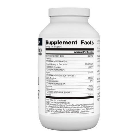 Source Naturals, Essential Enzymes, 500 mg, 360 Caps