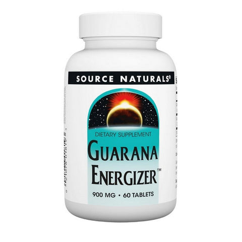 Source Naturals, Guarana Energizer, 60 Tabs