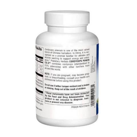 Planetary Herbals, Cordyceps Power Cs-4, 120 Tabs
