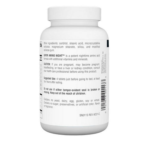 Source Naturals, Super Amino Night, 120 Tabs