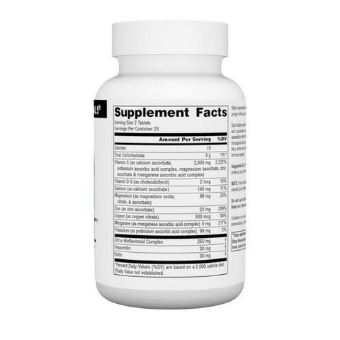 Source Naturals, Ultimate Ascorbate C, 1000 mg, 50 Tabs Source Naturals