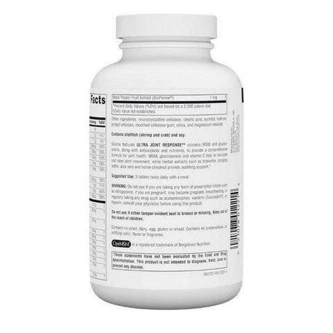 Source Naturals, Ultra Joint Response, 180 Tabs Source Naturals