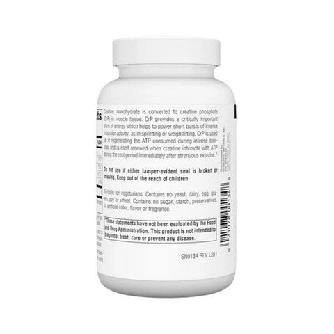 Source Naturals, Creatine, 1000 MG, 100 Tabs Source Naturals
