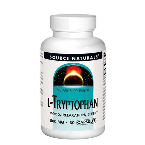 Source Naturals, L-Tryptophan, 500 MG, 30 Caps