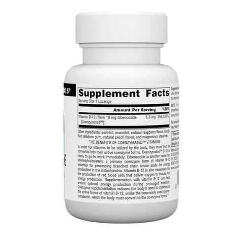 Source Naturals, Dibencozide Sublingual, 10000 mcg, 60 Tabs