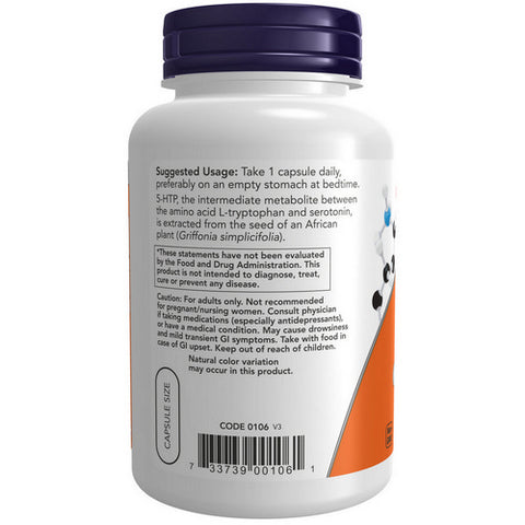Now Foods, 5-HTP, 100 mg, 120 Vcaps