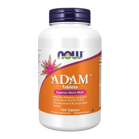 Now Foods, Adam Men's Multiple Vitamin, Superior 120 Tabs