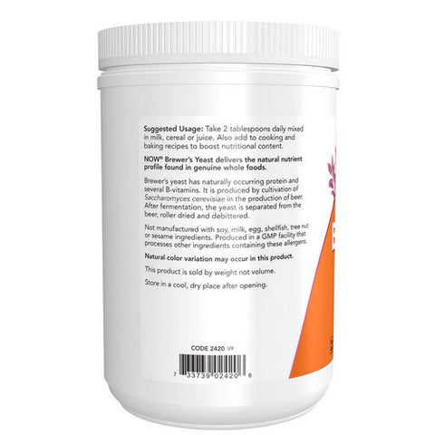 Now Foods, Brewer's Yeast Powder, POWDER, 1 Lb