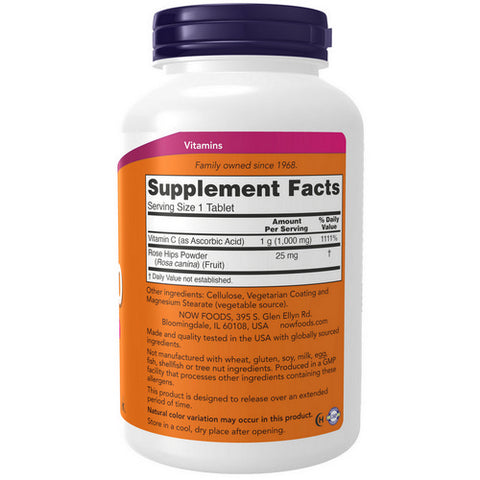 Now Foods, Vitamin C-1000 Sustained Release Tablets, 250 Tabs