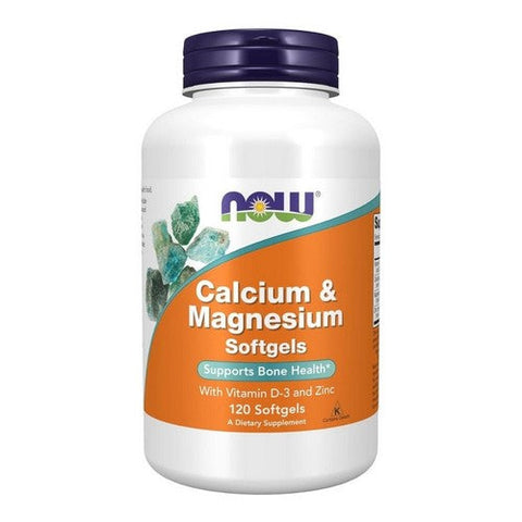 Now Foods, Calcium & Magnesium, 120 Softgels Now Foods