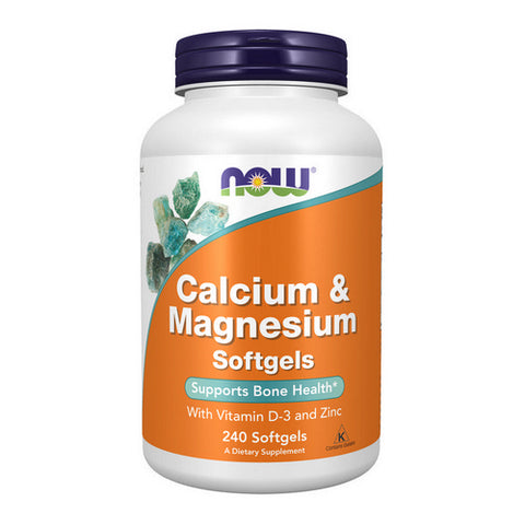 Now Foods, Calcium & Magnesium, 240 Softgels