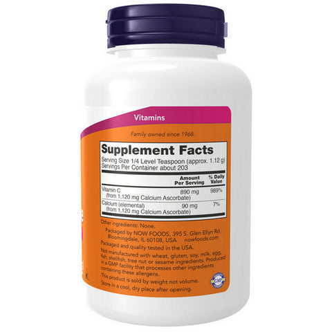 Now Foods, Calcium Ascorbate Powder, 8 OZ