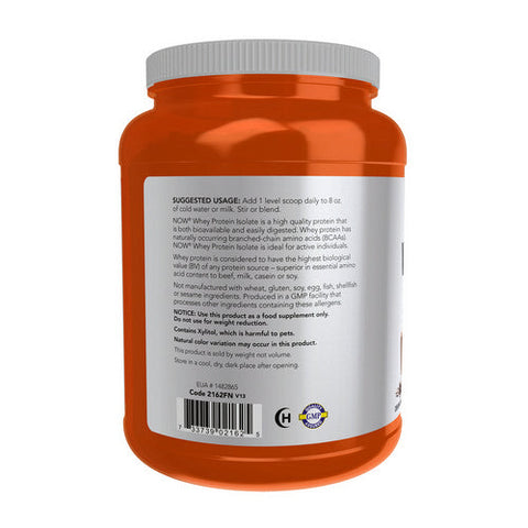 Now Foods, Whey Protein Isolate, Dutch Chocolate, 1.8 lbs Now Foods
