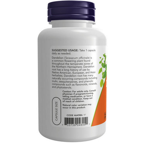 Now Foods, Dandelion Root, 500 mg, 100 Caps