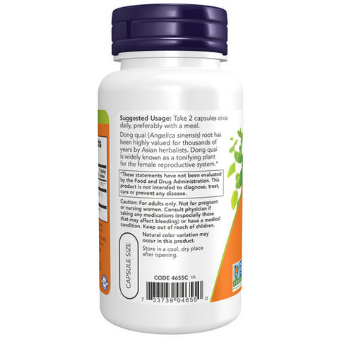 Now Foods, Dong Quai, 520 mg, 100 Caps