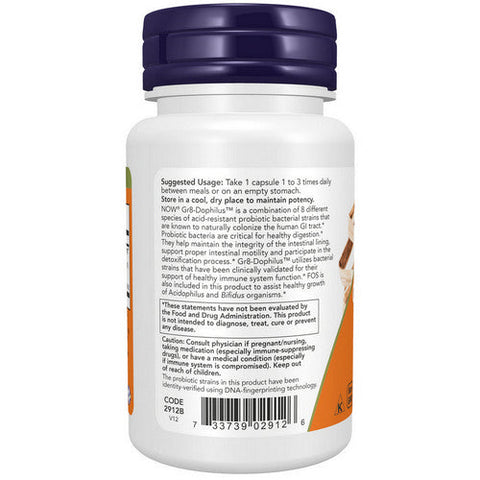 Now Foods, Gr8-Dophilus, ENTERIC COATED, 60 Veg Caps Now Foods