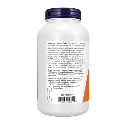 Now Foods, M.S.M, 1500 mg, 200 Tabs