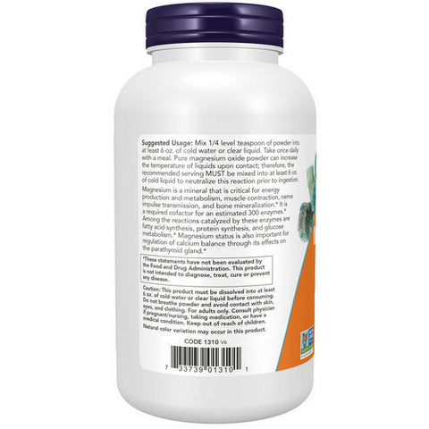 Now Foods, Magnesium Oxide Powder, 8 OZ