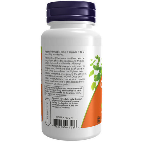 Now Foods, Olive Leaf Extract, 500 mg, 60 Vcaps
