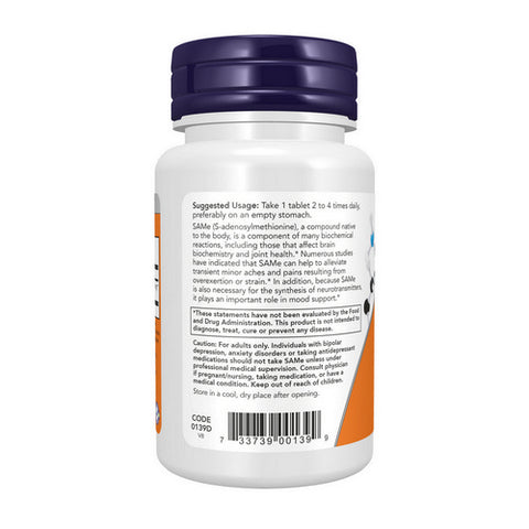 Now Foods, Sam-E, 400 mg, 30 Tabs