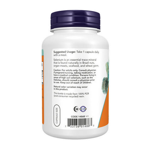 Now Foods, Selenium, 200 Mcg, 180 Veg Caps