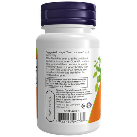 Now Foods, Double Strength Milk Thistle Extract Silymarin, 300 mg, 50 Veg Caps