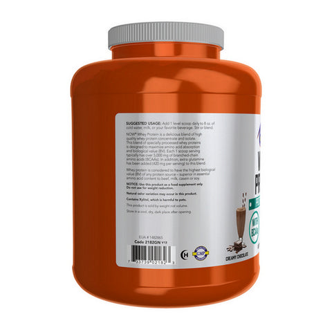 Now Foods, Whey Protein, Dutch Chocolate, 6 lbs