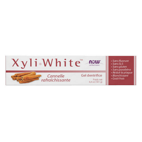 Now Foods, XyliWhite Cinnafresh Toothpaste Gel, NATURAL-CINNAMON, 6.4 Oz