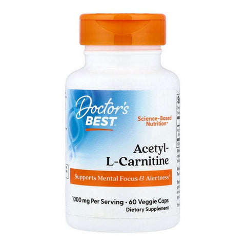 Doctors Best, Best Acetyl L-carnitine, 588 mg, 60 Veg Caps