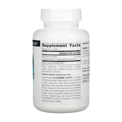 Source Naturals, Glucosamine Sulfate, 500 mg, 30 Tabs