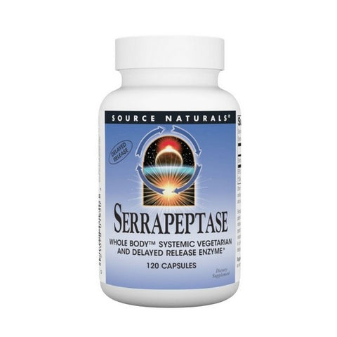 Source Naturals, Serrapeptase, 500 mg, 120 Vegicaps
