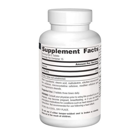 Source Naturals, L-Citrulline, 1000 mg, 30 Tabs Source Naturals