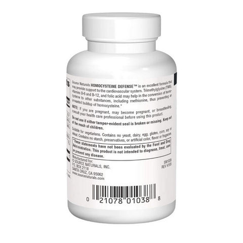 Source Naturals, Homocysteine Defense, 60 Tabs