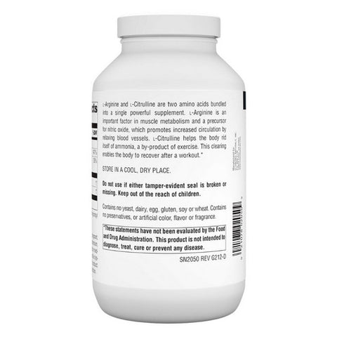 Source Naturals, L-Arginine L-Citrulline Complex, 240 Tabs