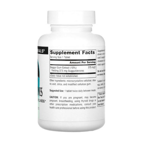 Source Naturals, Guggulsterones, 37.5 mg, 120 Tabs