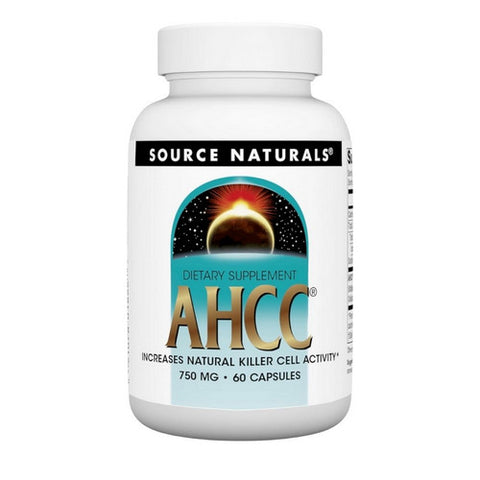 Source Naturals, Ahcc, 750 mg, 60 Caps