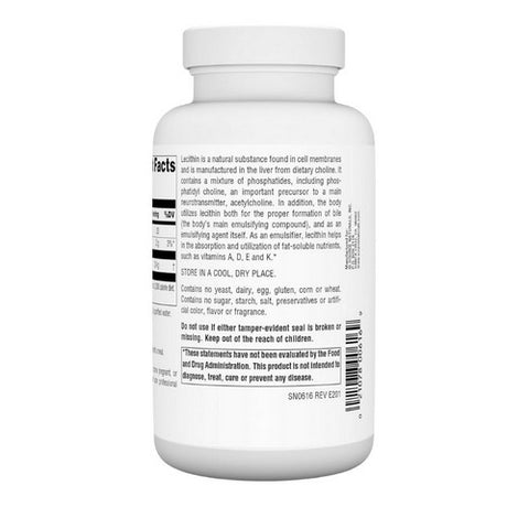 Source Naturals, Lecithin, 1200 mg, 100 Softgels