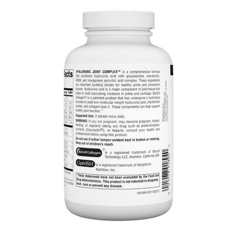 Source Naturals, Hyaluronic Joint Complex, 120 Tabs