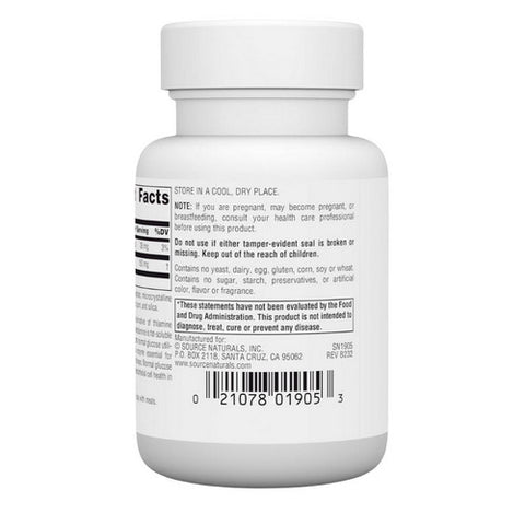 Source Naturals, Benfotiamine, 150 mg, 30 Tabs