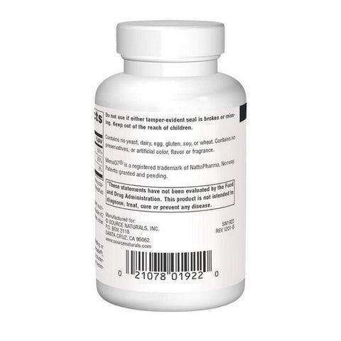 Source Naturals, Vitamin K2, 60 Tabs