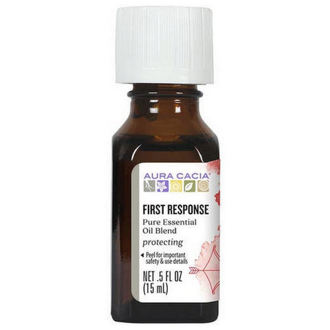 Aura Cacia, Essential Solutions Oil, First Response 0.5 Oz