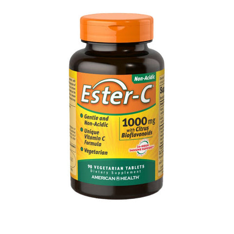 American Health, Ester-c With Citrus Bioflavonoids, 1000 mg, 90 Vegitabs American Health