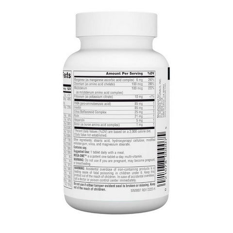 Source Naturals, Mega One (Formerly Mega-Vite 85), 30 Tabs