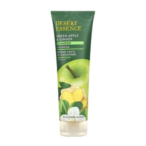 Desert Essence, Green Apple and Ginger Shampoo, 8 Oz