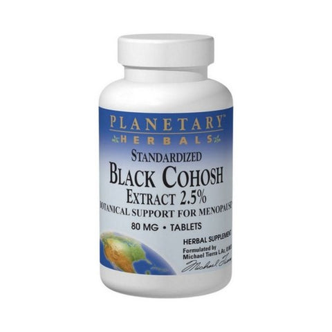 Planetary Herbals, Standardized Black Cohosh Extract 2.5, 90 Tabs