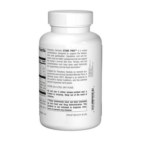 Planetary Herbals, Stone Free, 820 Mg, 180 Tabs