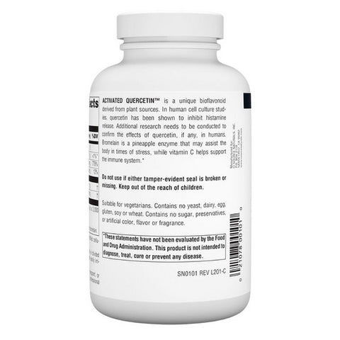 Source Naturals, Activated Quercetin, 200 Tabs