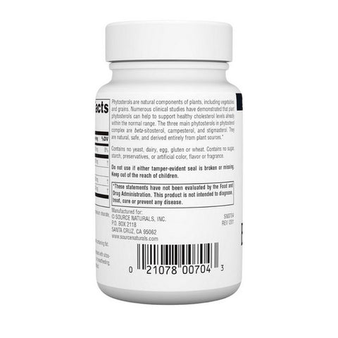 Source Naturals, Phytosterol Complex With Beta-Sitosterol, 90 Tabs