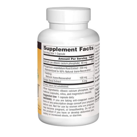 Source Naturals, Resveratrol, 100 mg, 120 caps