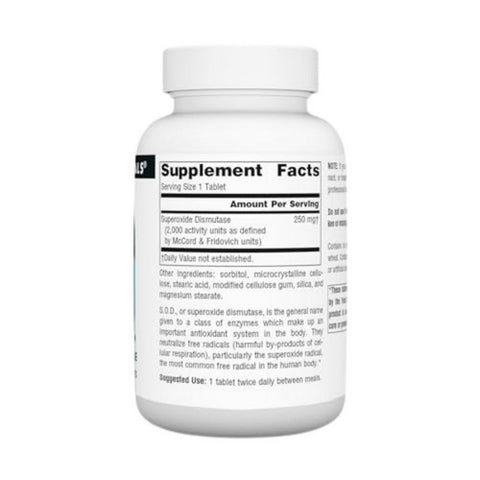 Source Naturals, Sod 2000 Units, 180 Tabs